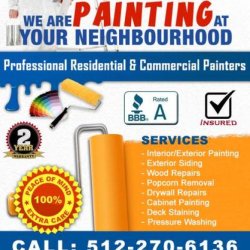 💥PAINTING SERVICE—AFFORDABLE PAINTERS—RESIDENTIAL/COMMERCIAL PAINTER! (✅LOCAL AUSTIN PAINTER ✅INTERIOR &amp; EXTERIOR PAINTING SERVICES)